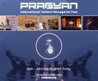 Pragyan 2025 International Techno-Managerial Fest Poster
